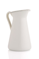 Image showing White ceramic pitcher
