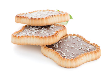 Image showing Chocolate tart cookies