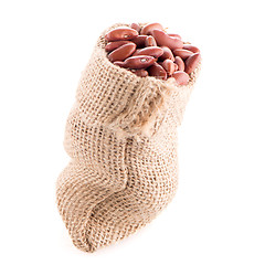 Image showing Red beans bag