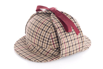 Image showing British Deerhunter or Sherlock Holmes cap