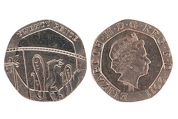 Image showing Twenty Pence coin