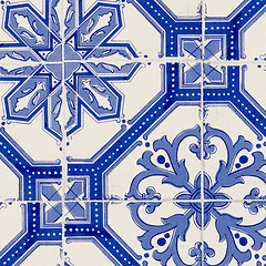 Image showing Old tiles detail 