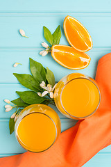 Image showing Freshly squeezed orange juice 