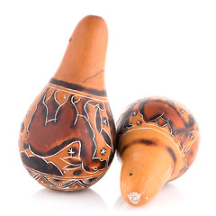 Image showing Pumpkin rattle 