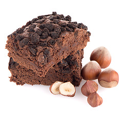 Image showing Chocolate brownies