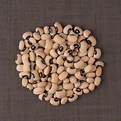 Image showing Circle of white beans