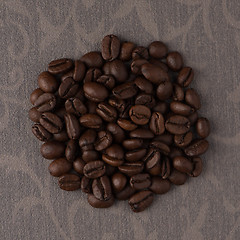 Image showing Circle of coffee