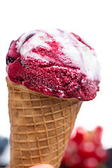 Image showing Ice cream cone