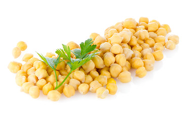 Image showing Pile of chickpeas