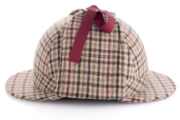 Image showing British Deerhunter or Sherlock Holmes cap