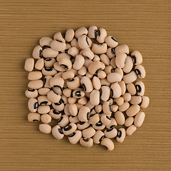 Image showing Circle of white beans