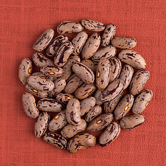 Image showing Circle of pinto beans