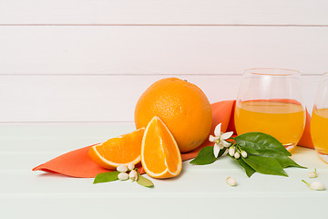 Image showing Freshly squeezed orange juice 