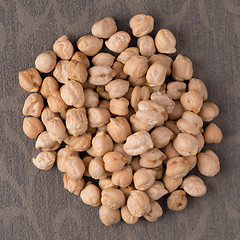 Image showing Circle of chickpeas