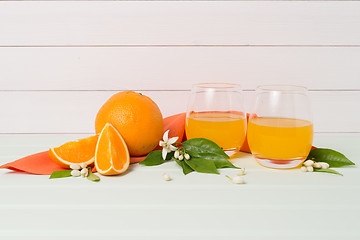 Image showing Freshly squeezed orange juice 