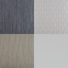 Image showing Set of grey vinyl samples