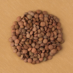 Image showing Circle of lentils