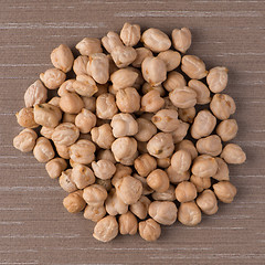 Image showing Circle of chickpeas