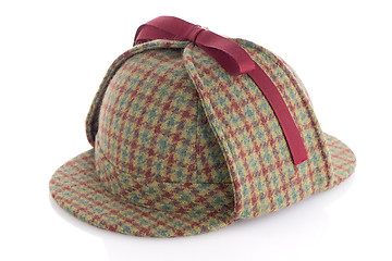 Image showing British Deerhunter or Sherlock Holmes cap