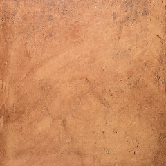 Image showing Ocher stone wall 