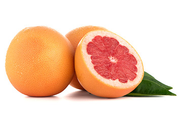 Image showing Ripe red grapefruit