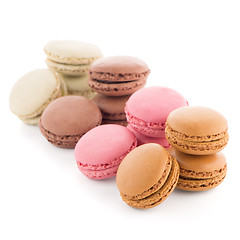 Image showing Colorful French Macarons