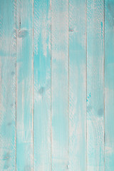 Image showing Blue wood background