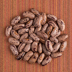 Image showing Circle of pinto beans