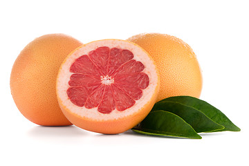 Image showing Ripe red grapefruit