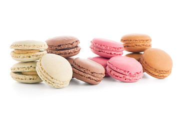 Image showing Colorful French Macarons