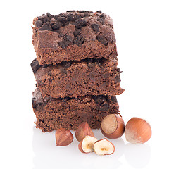 Image showing Chocolate brownies