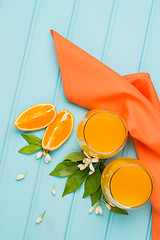 Image showing Freshly squeezed orange juice 