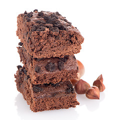 Image showing Chocolate brownies