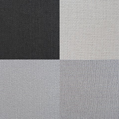 Image showing Set of grey vinyl samples