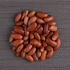 Image showing Circle of red beans