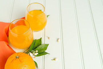 Image showing Freshly squeezed orange juice 