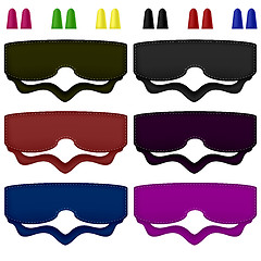 Image showing Colored Sleeping Masks