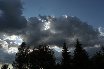 Image showing Stormy clouds