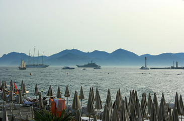 Image showing Cannes beach