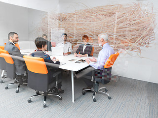 Image showing business people group on meeting