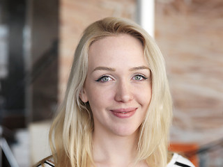 Image showing business woman portrait at office