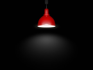 Image showing red lamp