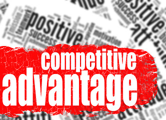 Image showing Word cloud competitive advantage