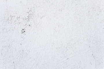 Image showing Grungy White Concrete Wall Background