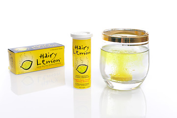 Image showing Hairy Lemon efferfescent dietary supplement vitamin energy recov