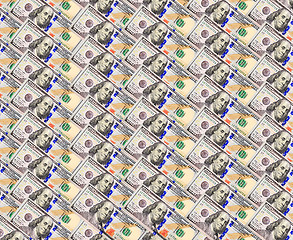 Image showing background from hundred dollar bank notes