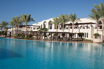 Image showing African holiday resort