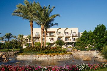 Image showing African holiday resort