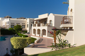 Image showing African holiday resort