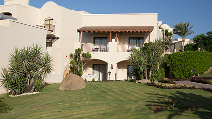 Image showing African holiday resort